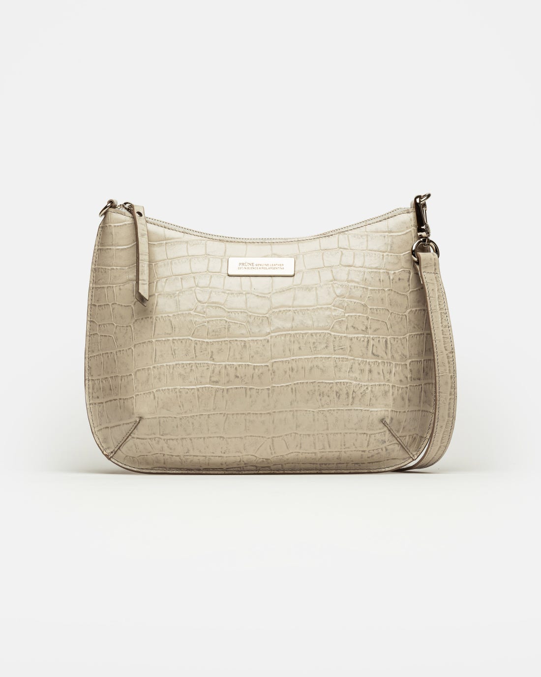 Bandolera Mia en cuero croco