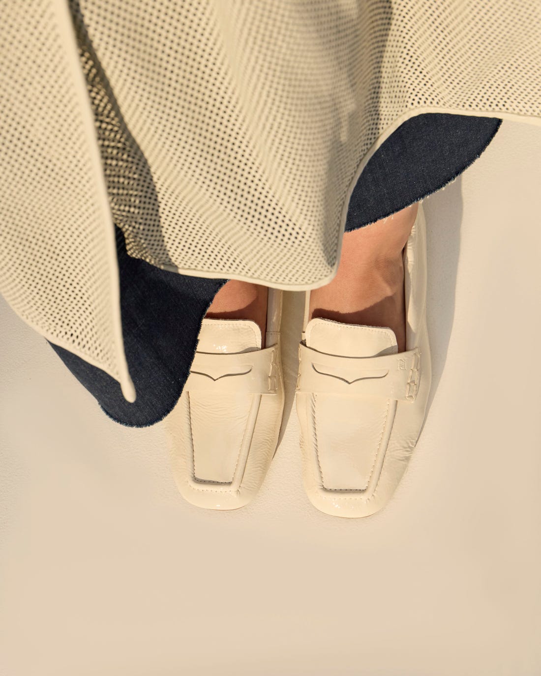 Mocasín Siena en cuero gloss