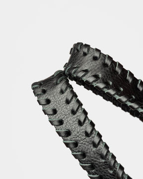 Shopper The Braided en cuero vegetal liso