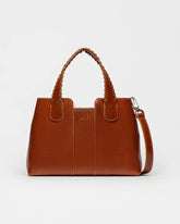 El bolso Braided en piel vegetal lisa