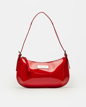 Bolso de hombro Mia en piel charol