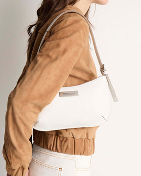 Bolso de hombro Mia en piel granulada