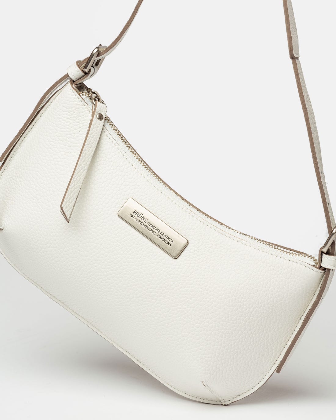 Bolso de hombro Mia en piel granulada