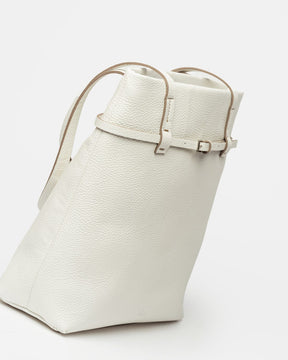 Shopper Bay en piel granulada