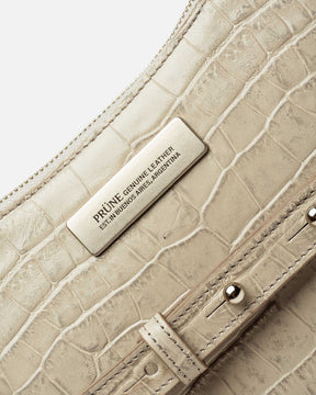 Bandolera Mia en cuero croco