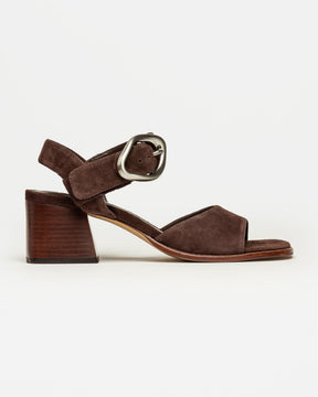 Sandalia mediana Julie en gamuza