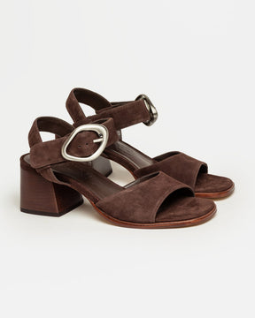 Sandalia mediana Julie en gamuza