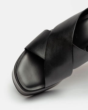 Sandalias altas Eloisa en piel lisa