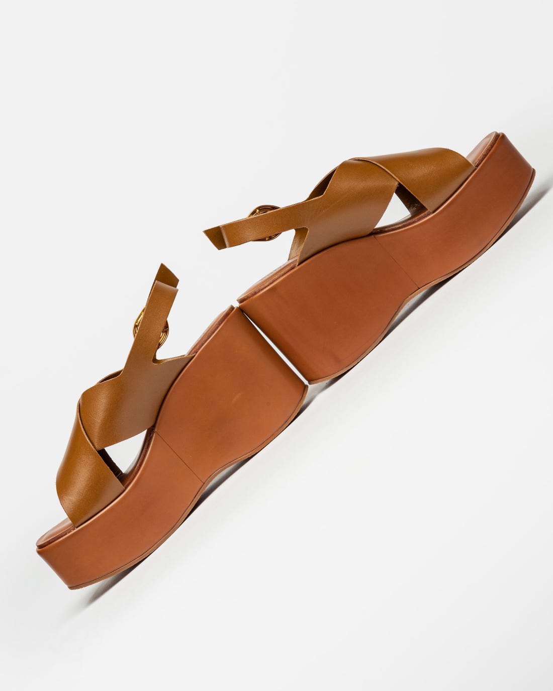 Sandalias altas Eloisa en piel lisa