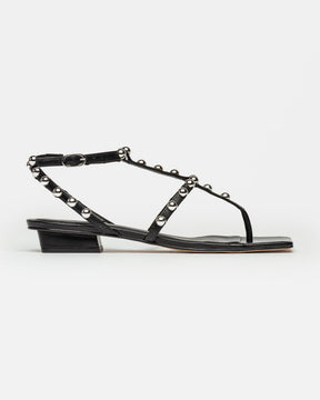 Sandalias bajas Aurora en piel lisa